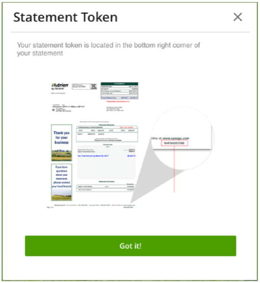 Statment token